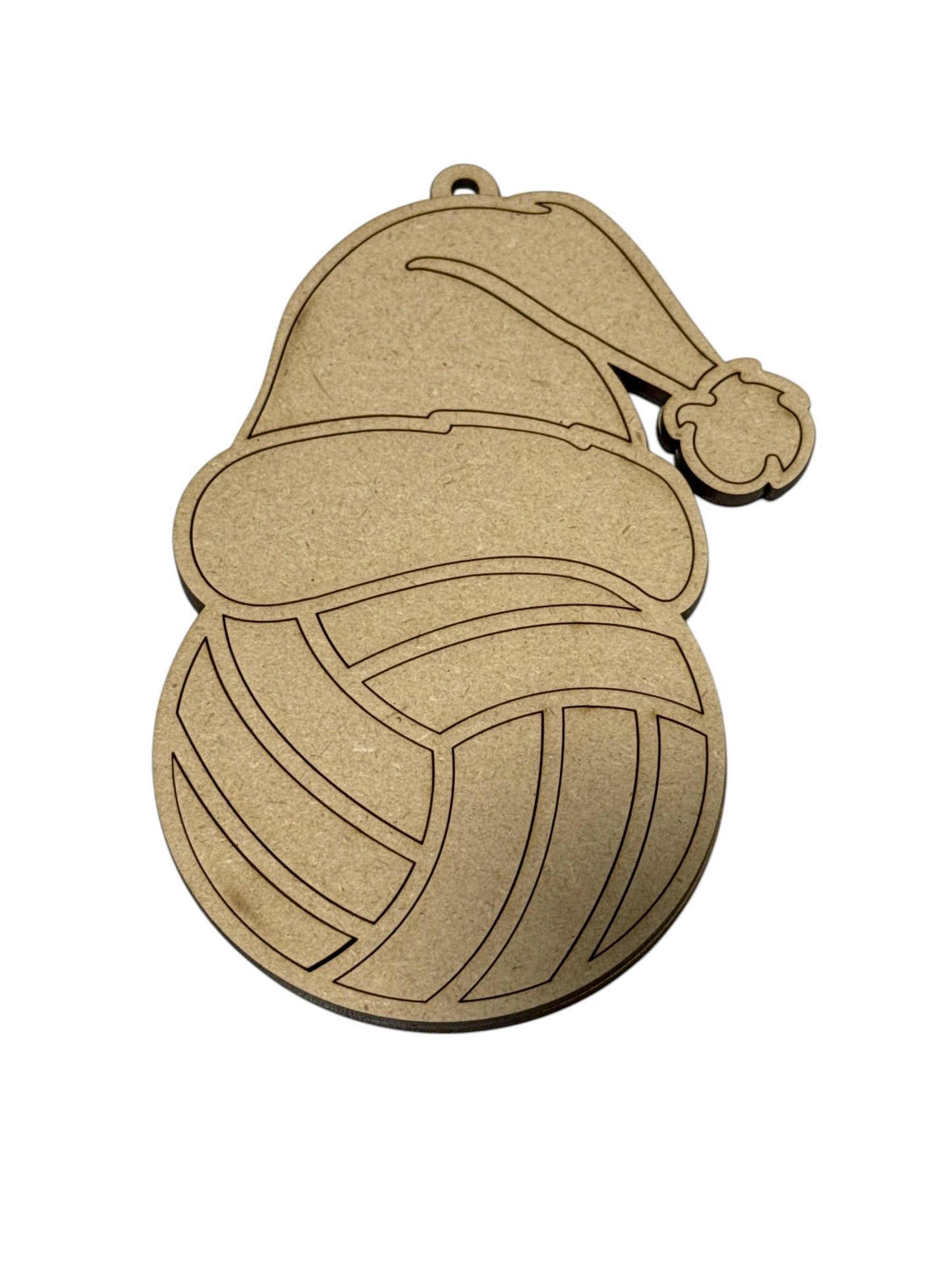 DIY Sports Ornaments: Unfinished Santa Sport