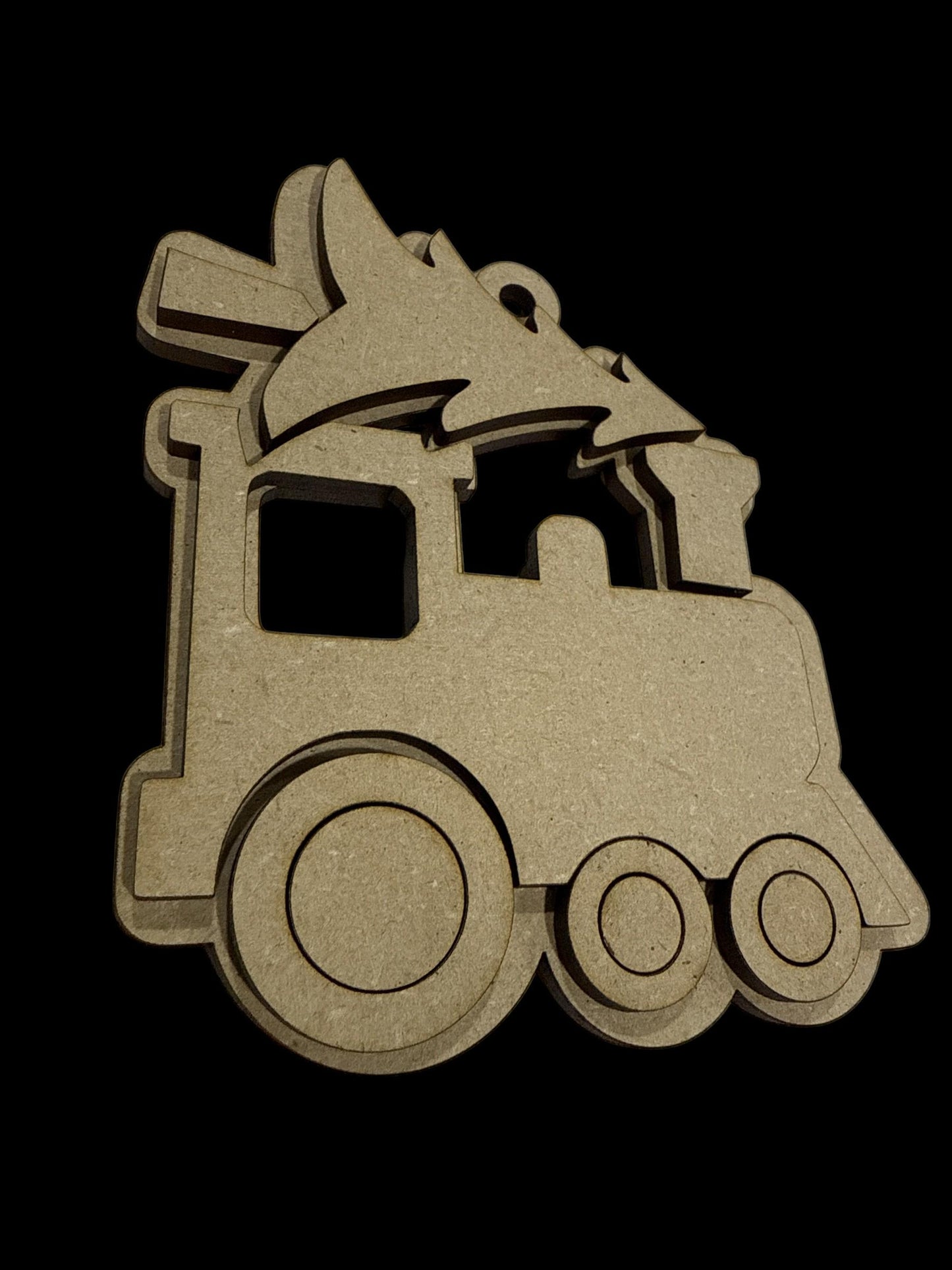 DIY Train Ornament, Personalized Train Unfinished