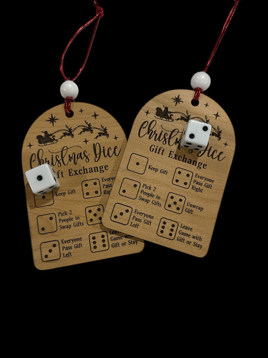 Christmas Dice Game, Fun for parties Holiday game