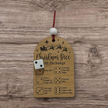 Christmas Dice Game, Fun for parties Holiday game