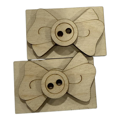 DIY Mrs. Claus Baking Spirits Bright, 4" Christmas Hair Clip, 2” bow