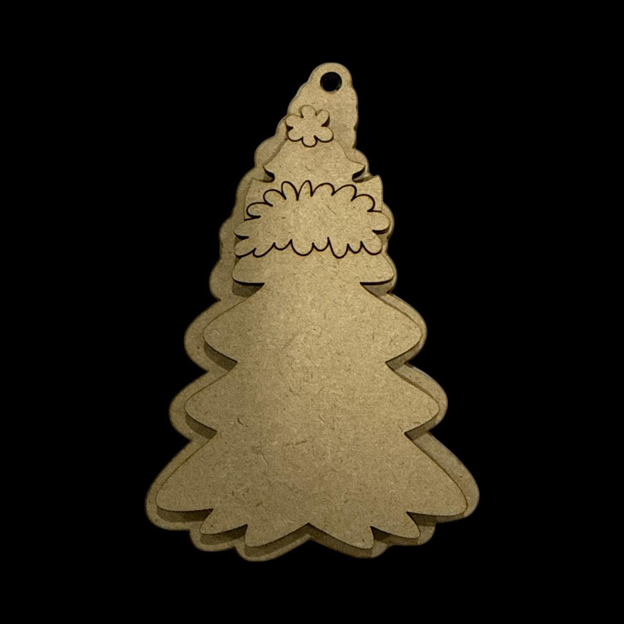 DIY Whimsical Tree Ornaments, Letter Personalized Tree