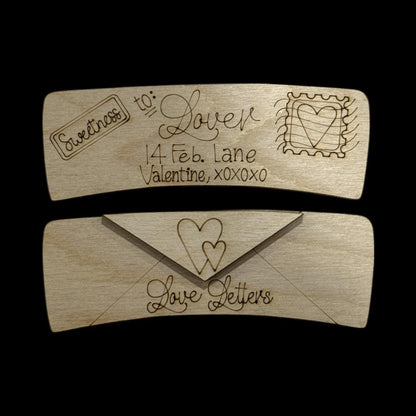 DIY Valentine Envelope hair clip, Love Hair Clip, Valentine Letter Heart, Hearts Valentine