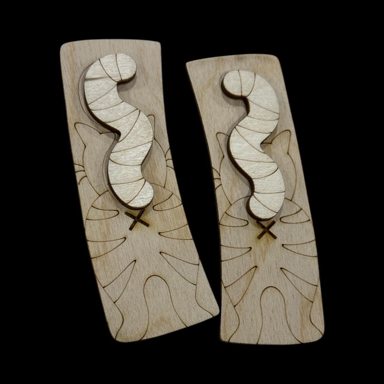 DIY Cat Tail, Unfinished Wood Laser Cut Blank, Cat Lovers