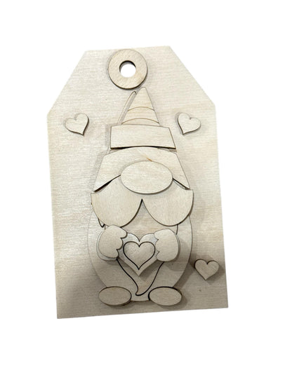 DIY Valentine Tags, Valentine Kids, Ornaments Unfinished, Gnome, Love, Kisses, Be Mine