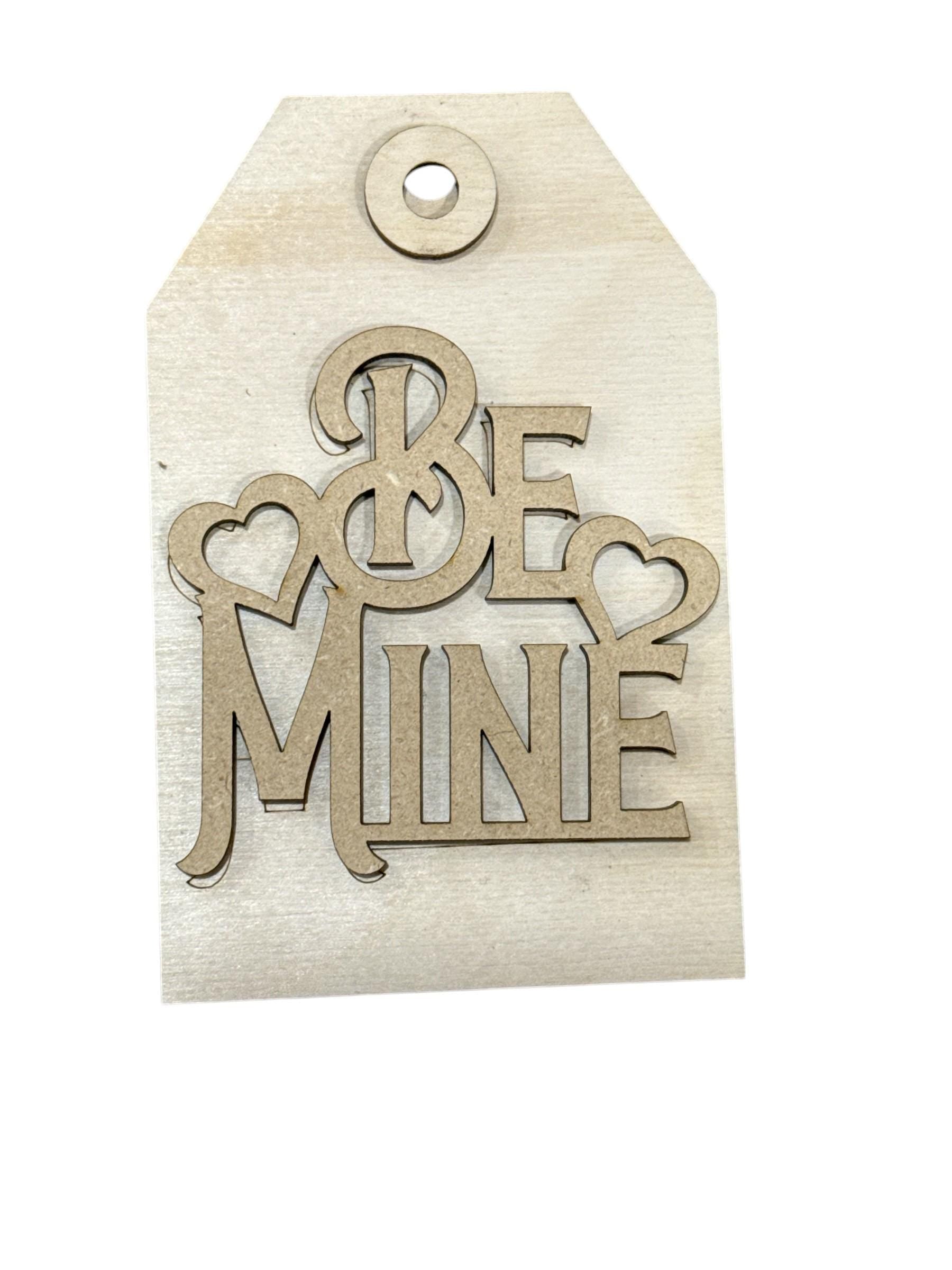 DIY Valentine Tags, Valentine Kids, Ornaments Unfinished, Gnome, Love, Kisses, Be Mine