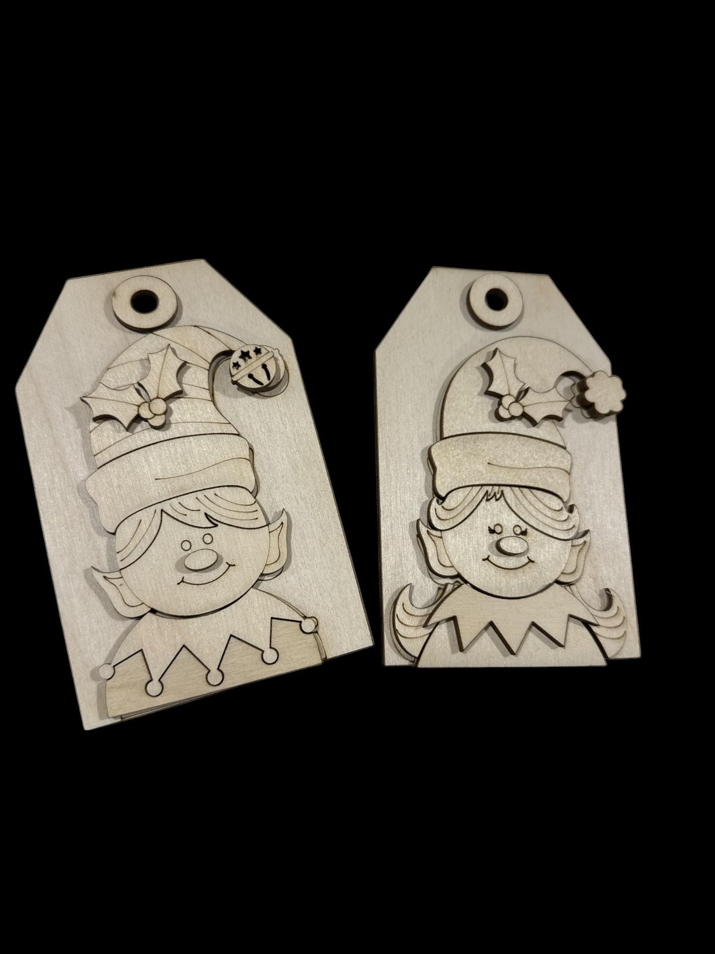 DIY Elf Ornaments, Unfinished Christmas