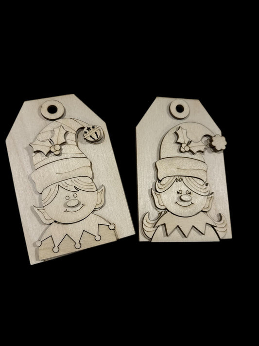 DIY Elf Ornaments, Unfinished Christmas