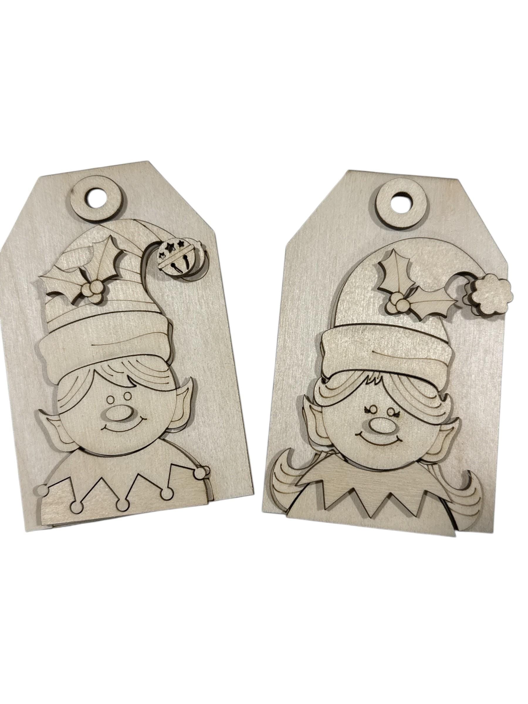 DIY Elf Ornaments, Unfinished Christmas