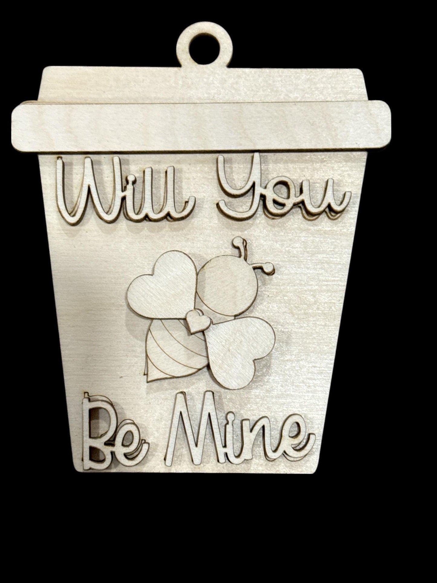 DIY Valentine's Gift Card Tag, Love, I Chews You, Unfinished
