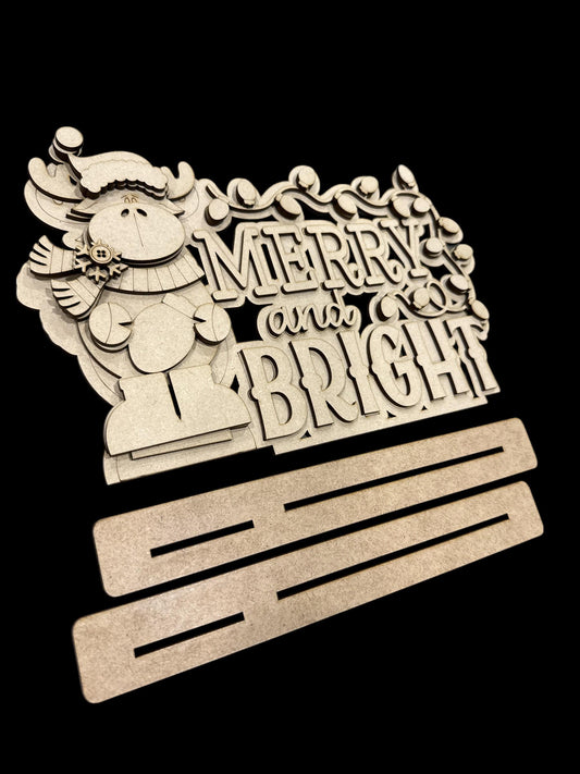DIY Moose Shelf Sitter, Merry & Bright Moose, Lights, Shelf Sitter Merry Christmas, Lights and moose