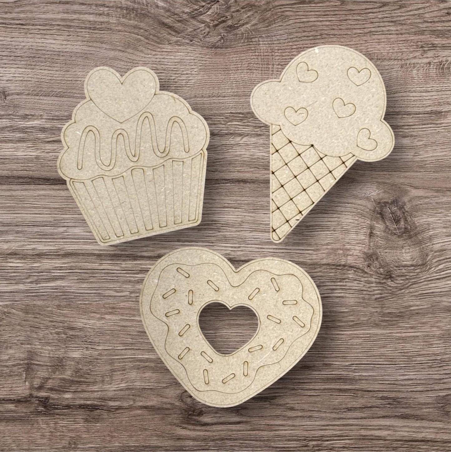 DIY Sweet Treats, Unfinished Valentine, Bakery Paint Kit, Kids crafts
