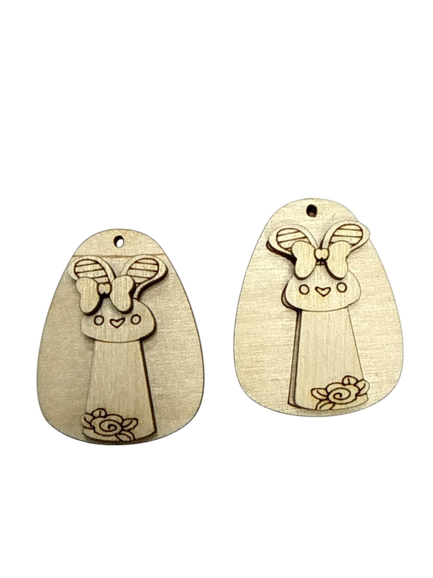 DIY Easter Earrings, Bunny, Bunny ears, Unfinished