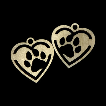DIY Dog Lover Earrings, Unfinished Dog Wooden Earrings