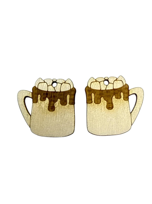 DIY Hot Cocoa Season, Hot Cocoa Cup Earring
