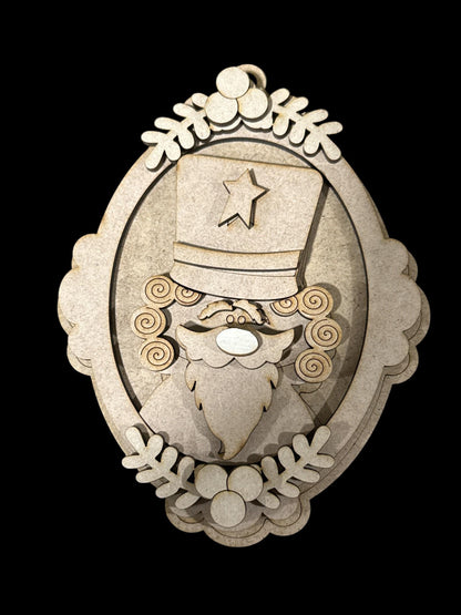 DIY Nutcracker Collection Ornaments, Unfinished Nutcracker, Mouse, Santa, Nutcracker Ornament