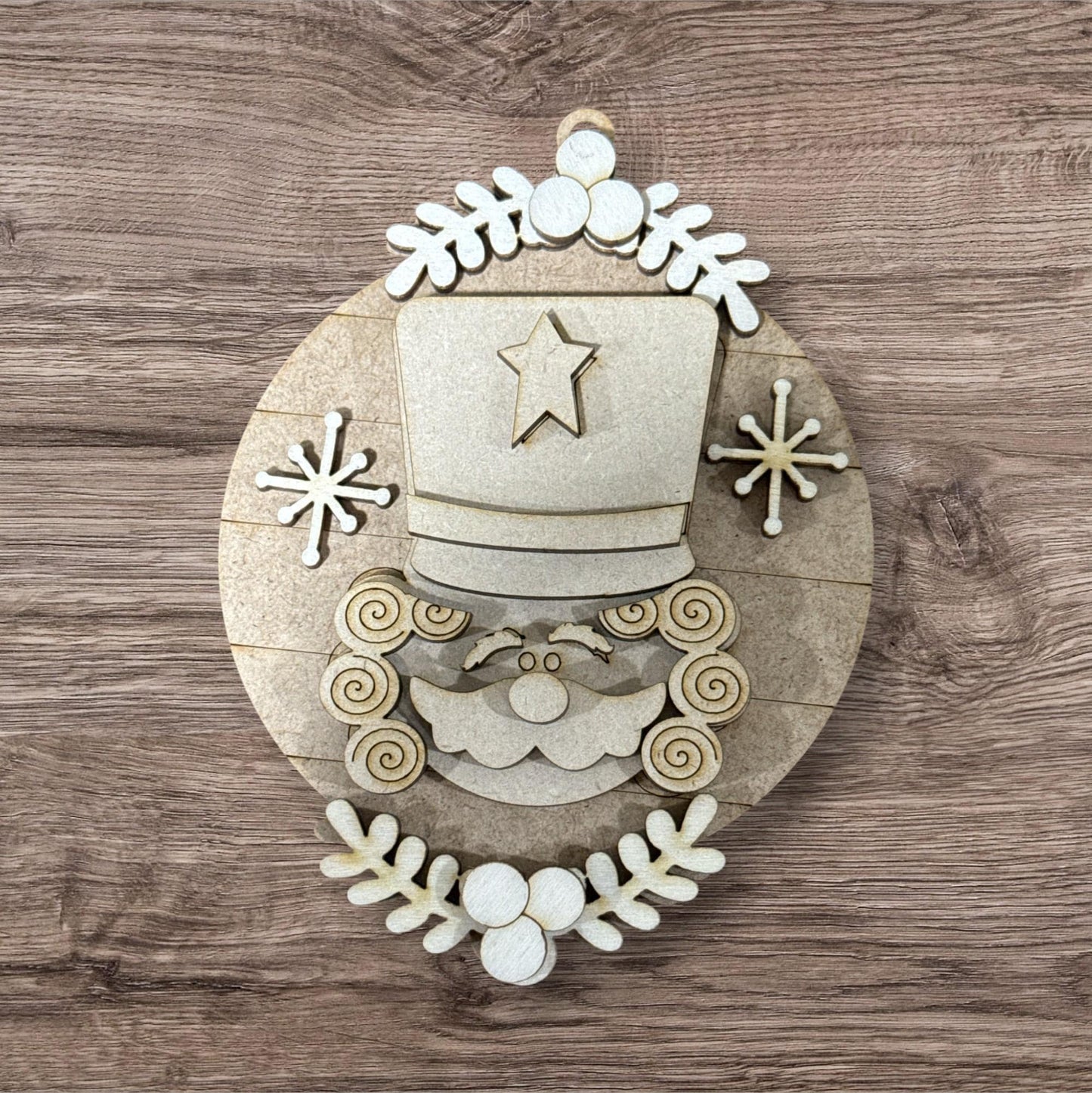 DIY Nutcracker Collection Ornaments, Unfinished Nutcracker, Mouse, Santa, Nutcracker Ornament