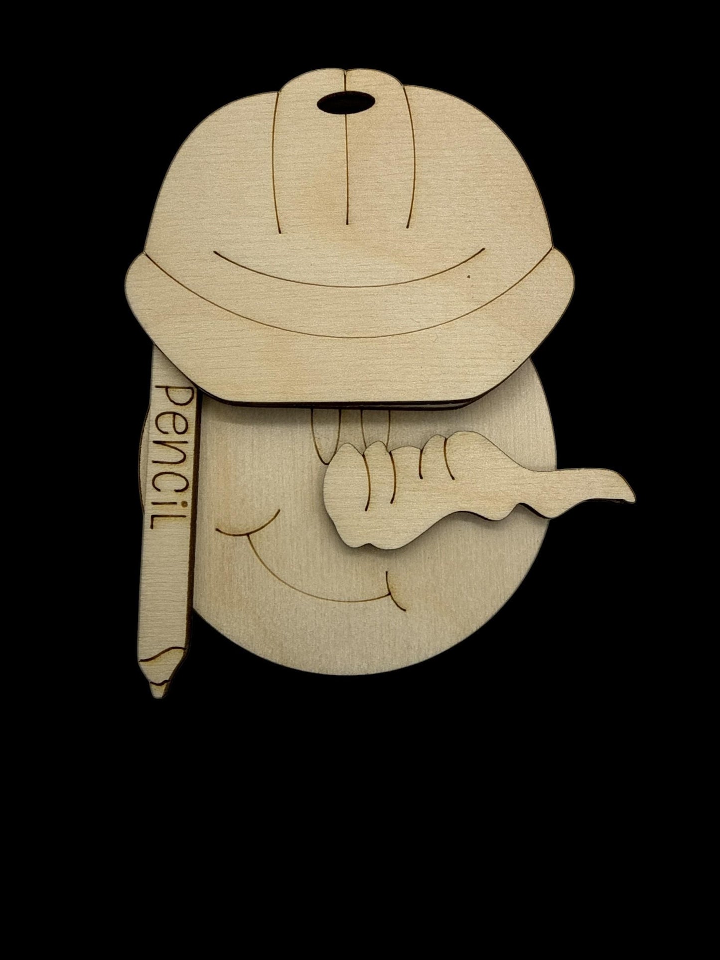 DIY Snowman Ornaments, Police, Sleigh, Pencil, Construction, Unfinished Wood Christmas Craft, Snowman Ornaments, DIY