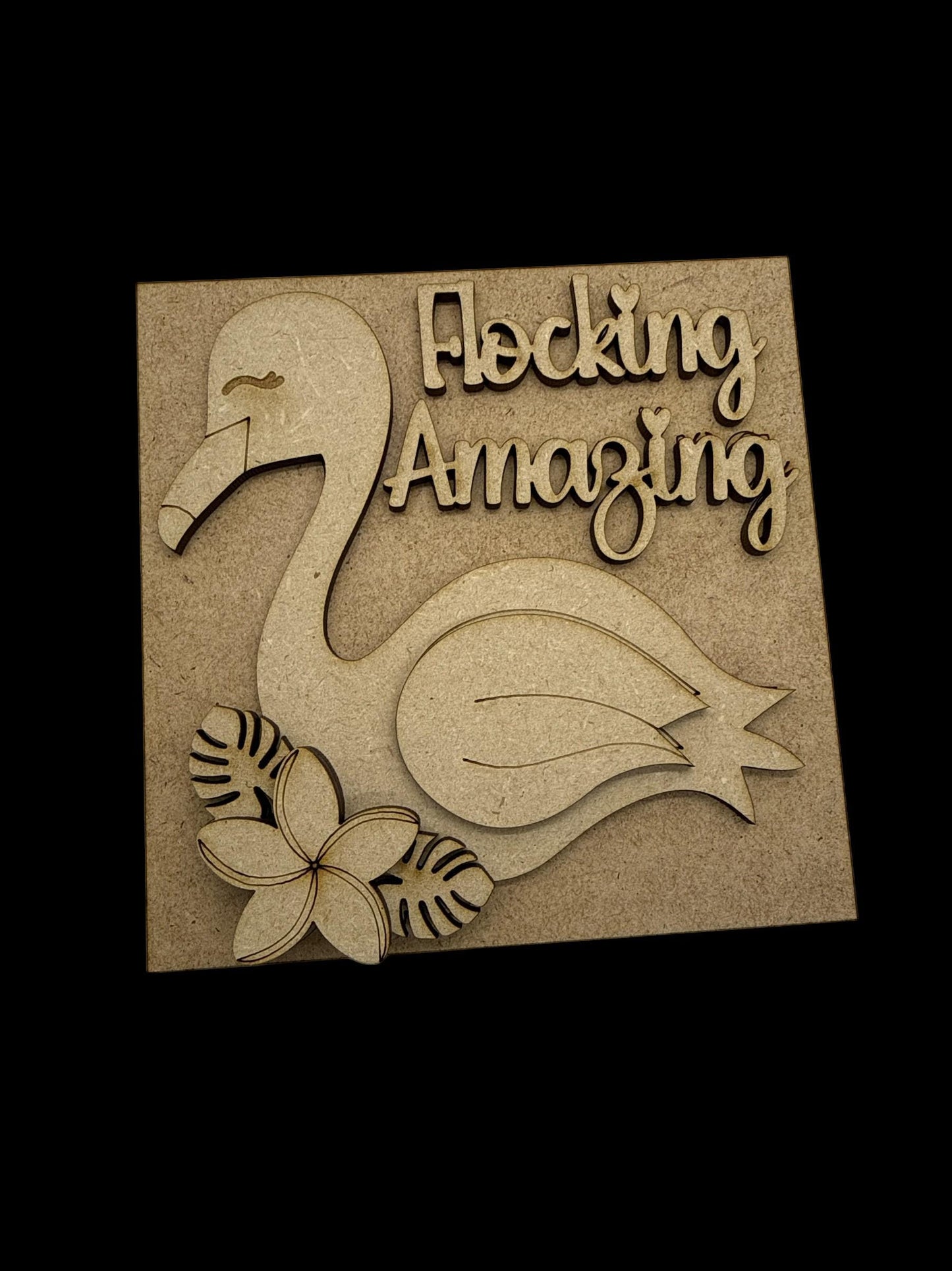 DIY Flamingo Squares, DIY Ladder Inserts, Flamingo our flock rocks, Ladder Inserts Craft, Paint Your Own, Flocking amazing, Tropic