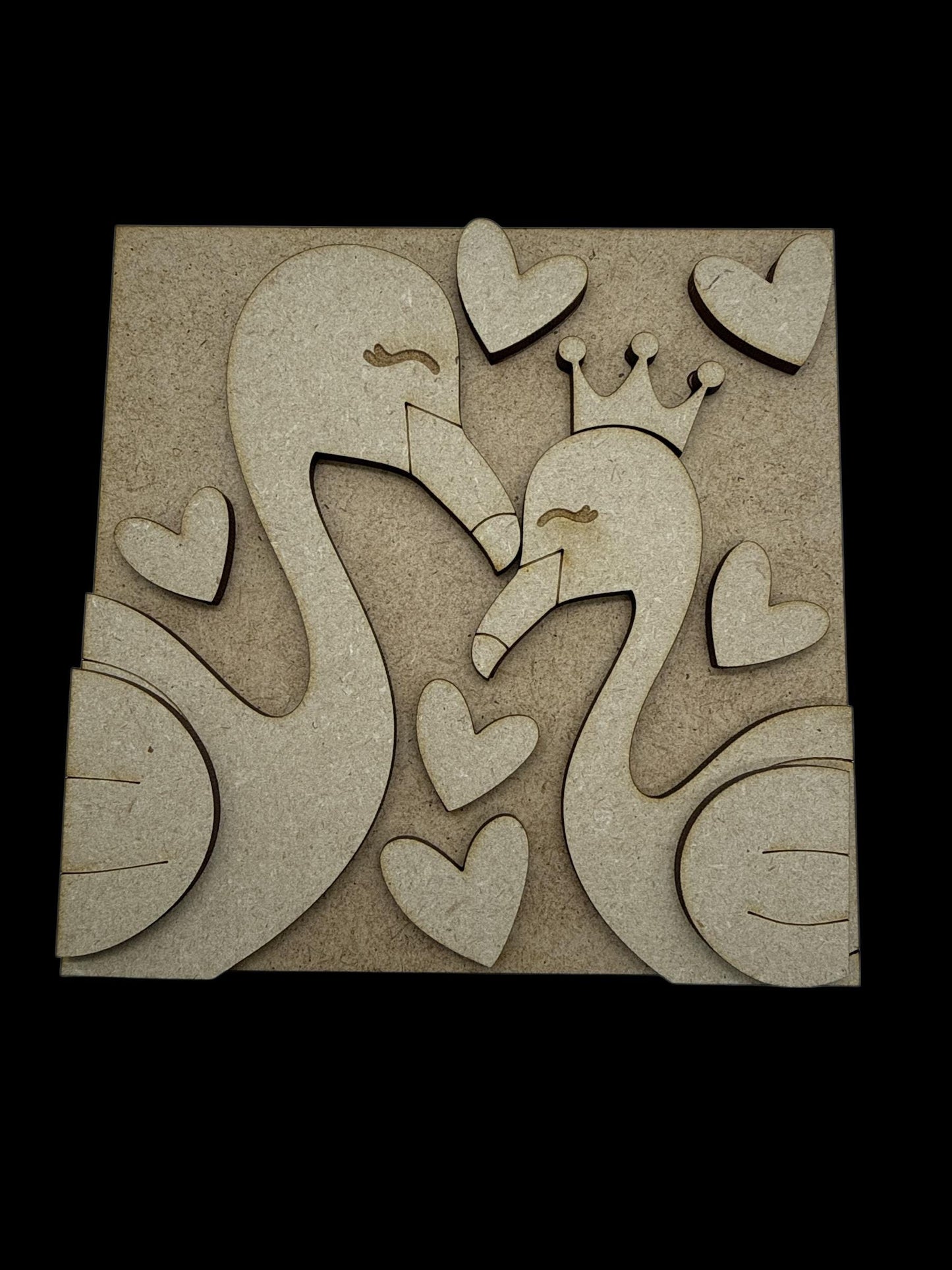 DIY Flamingo Squares, DIY Ladder Inserts, Flamingo our flock rocks, Ladder Inserts Craft, Paint Your Own, Flocking amazing, Tropic