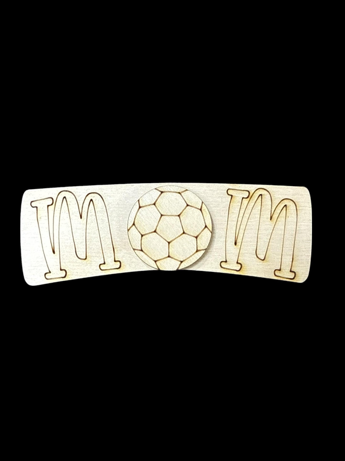 DIY Mom Sports Claw Clips, Unfinished Claw Clips, Sports, Volleyball, Dance, Basketball, Volleyball, Baseball, Hockey, Ballet