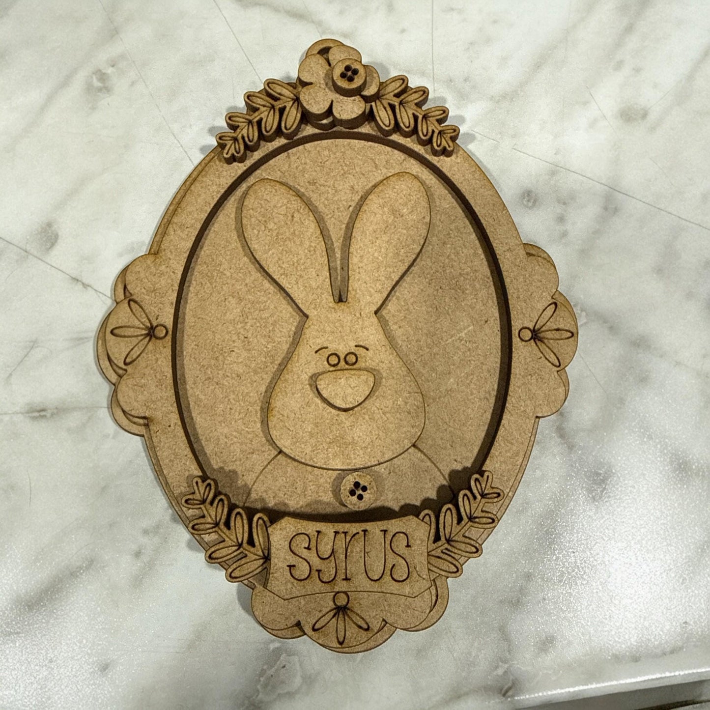 DIY Easter Tags, Easter Basket Tags, Personalized Unfinished Tags, Bunnies, Girl Bunny, Boy Bunny