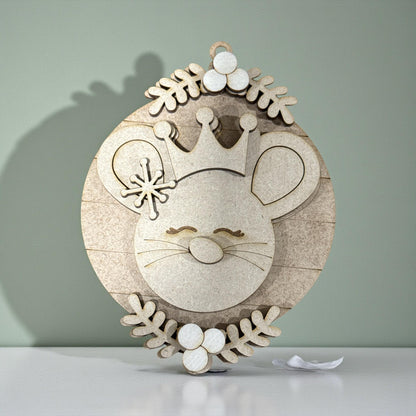DIY Nutcracker Collection Ornaments, Unfinished Nutcracker, Mouse, Santa, Nutcracker Ornament