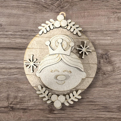 DIY Nutcracker Collection Ornaments, Unfinished Nutcracker, Mouse, Santa, Nutcracker Ornament