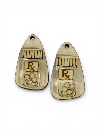 DIY Nurse Stud, Nurse Dangle, Prescription Medical Earrings, Unfinished, Dangles, Unfinished, Medical Love