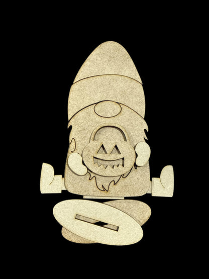 DIY Gnome Halloween Shelf Sitters, Gnome Halloween Friends Unfinished, Shelf Sitter, Unfinished, Paint Party or Gifts