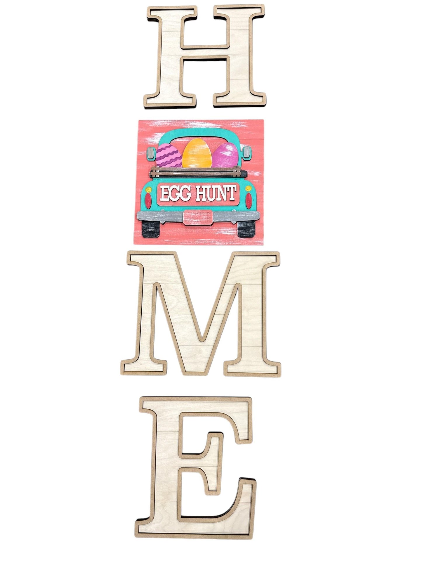 DIY 9" H M E Letters Unfinished, DIY, Unfinished, H M E letters to hang, Add a 8 to 10" Door Hanger, Fun, Door Hanger, Home Decor HME