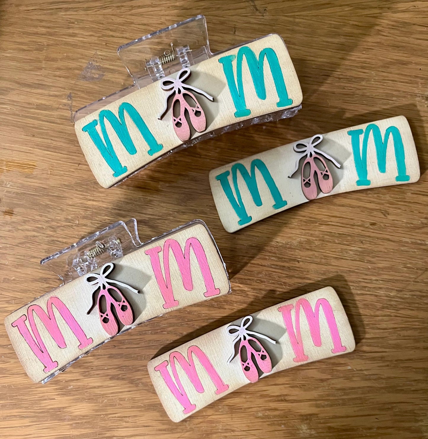 DIY Mom Sports Claw Clips, Unfinished Claw Clips, Sports, Volleyball, Dance, Basketball, Volleyball, Baseball, Hockey, Ballet