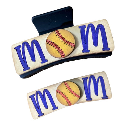 DIY Mom Sports Claw Clips, Unfinished Claw Clips, Sports, Volleyball, Dance, Basketball, Volleyball, Baseball, Hockey, Ballet