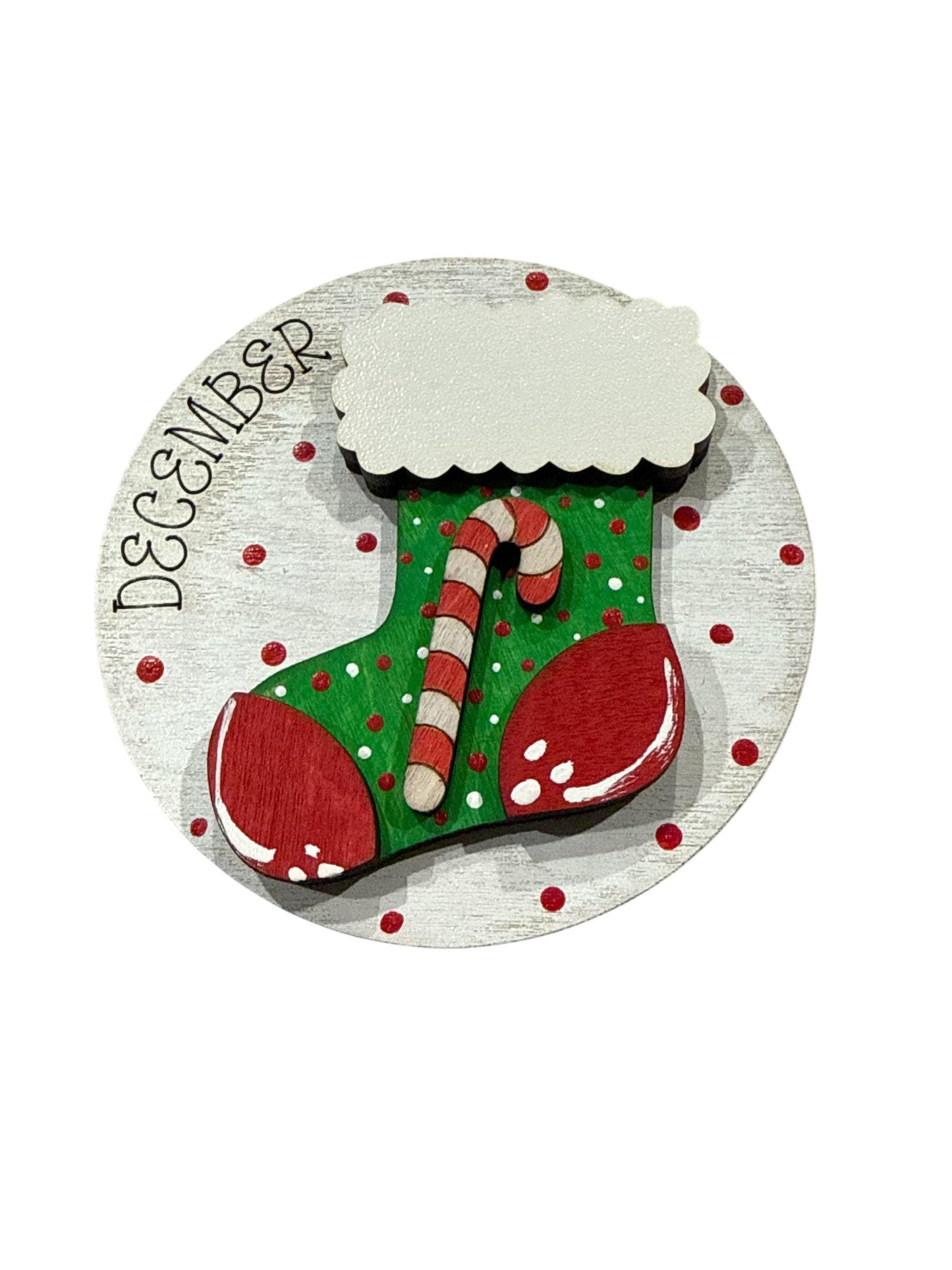 Bundle 7 of 3" or 6" Seasonal Interchangeable Sign Rounds, Hand-Painted MDF Decor, Hand-Painted Seasonal Inserts, Interchange Seasons