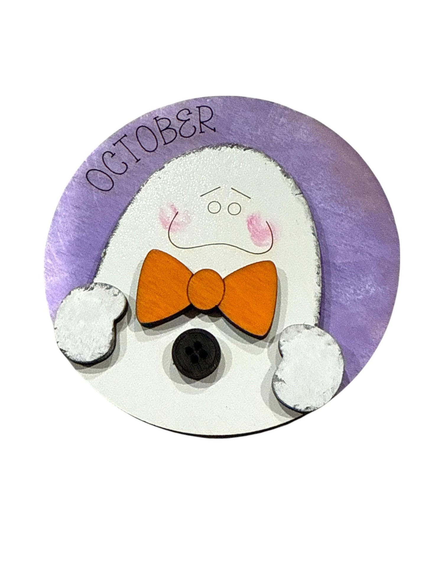 Bundle 7 of 3" or 6" Seasonal Interchangeable Sign Rounds, Hand-Painted MDF Decor, Hand-Painted Seasonal Inserts, Interchange Seasons