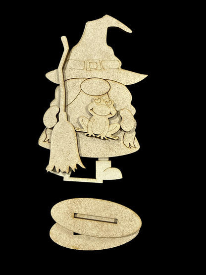 DIY Gnome Halloween Shelf Sitters, Gnome Halloween Friends Unfinished, Shelf Sitter, Unfinished, Paint Party or Gifts