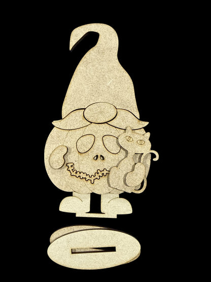 DIY Gnome Halloween Shelf Sitters, Gnome Halloween Friends Unfinished, Shelf Sitter, Unfinished, Paint Party or Gifts