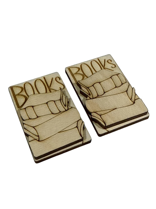 DIY 2" Book Lover Claw Clip, Books Claw Clip Blank, Unfinished Claw Clip,