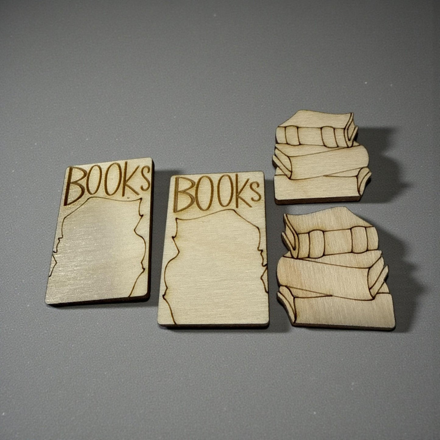 DIY 2" Book Lover Claw Clip, Books Claw Clip Blank, Unfinished Claw Clip,