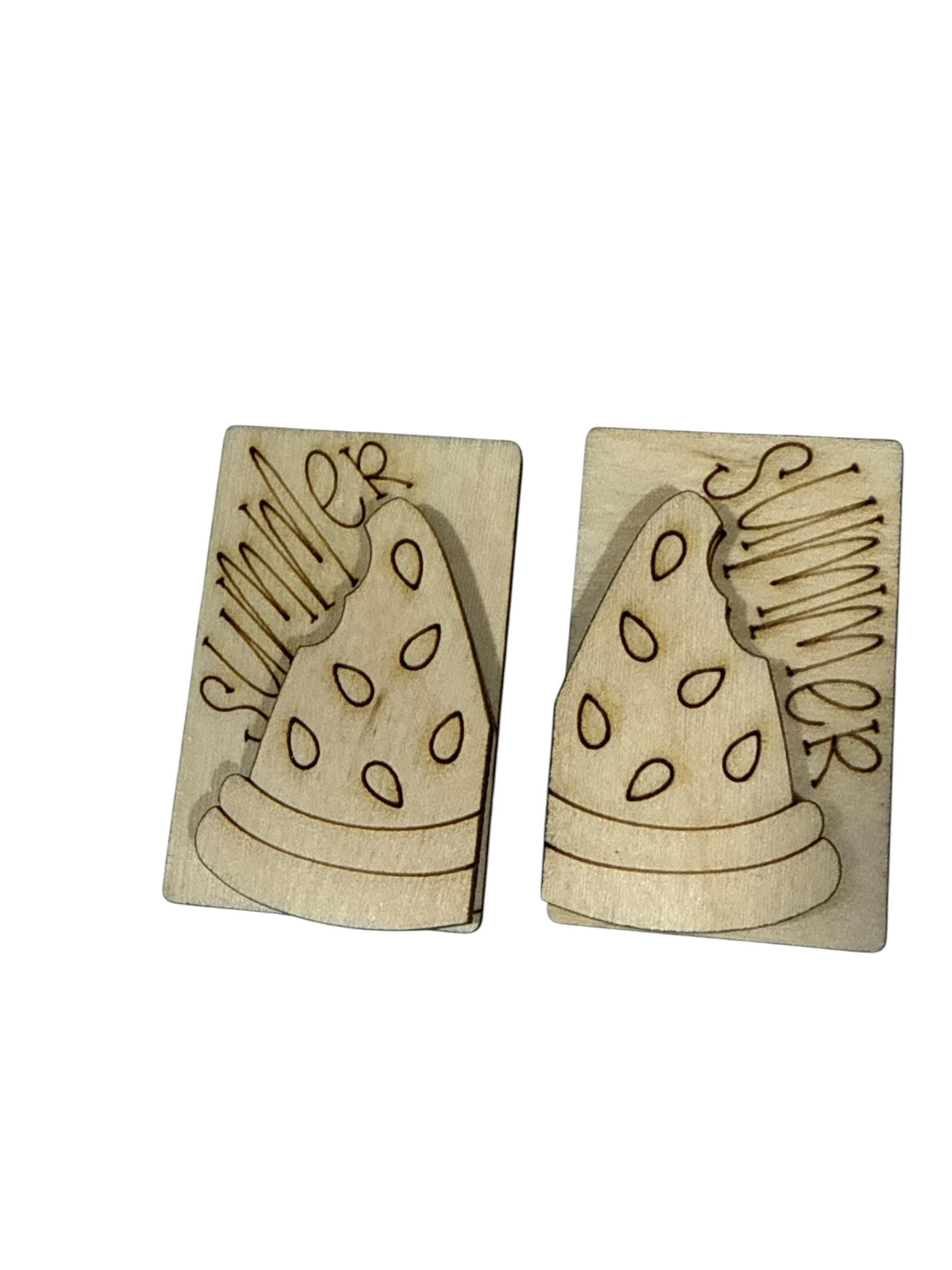DIY 2" Watermelon Claw Clip, 2" Claw Clip Blank, Unfinished Claw Clip, Summer Watermelon