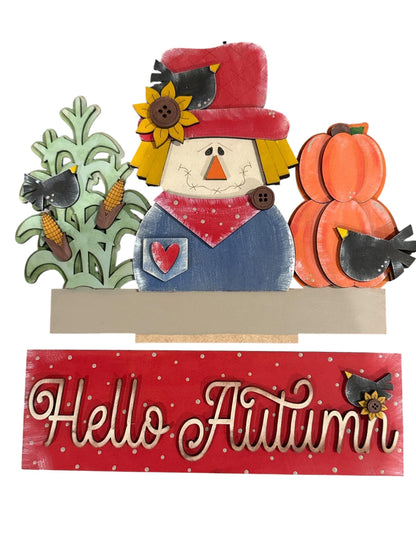 Harvest Blessings Window Insert: Interchangeable Summer Watermelon Insert, Window Insert Only, fall insert