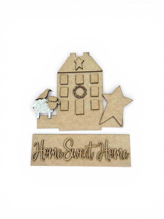 DIY Home Sweet Home Interchangeable Window Insert Kit, Home Sweet Home