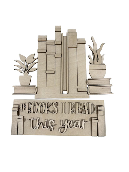 DIY Book Lover Advent Interchangeable Inserts, Books Countdown, Unfinished, Inserts Only, Books I have read inserts