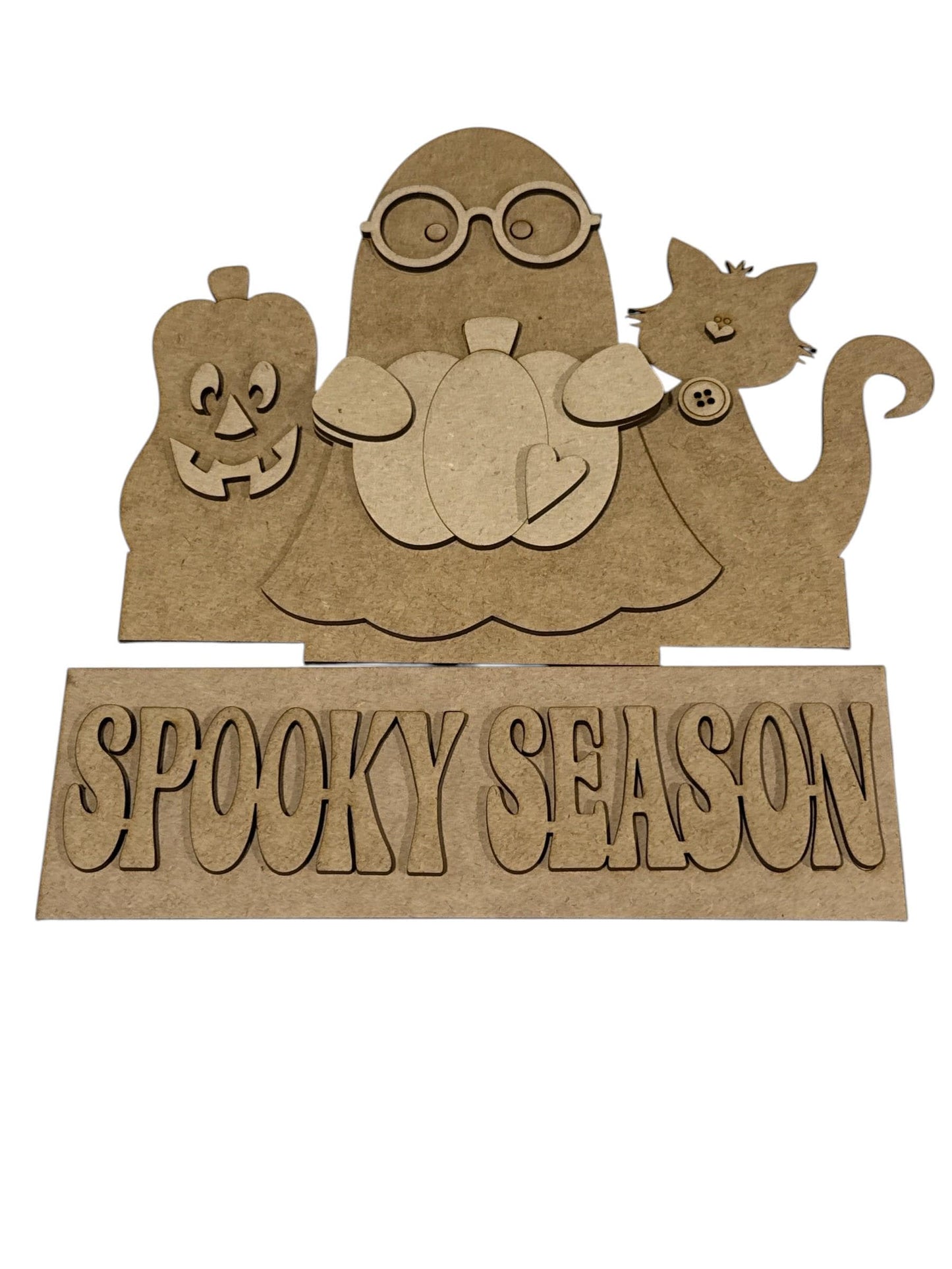 DIY Spooky Season, Ghosts Interchangeable Window Insert Kit, Halloween