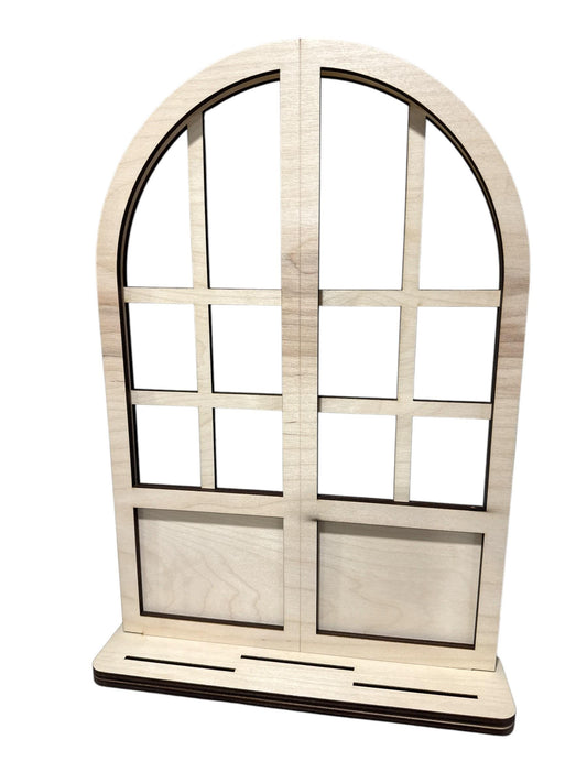 DIY Trio Interchangeable Inserts, Trio Stand, Holiday Display, Unfinished, Seasonal Stand ONLY