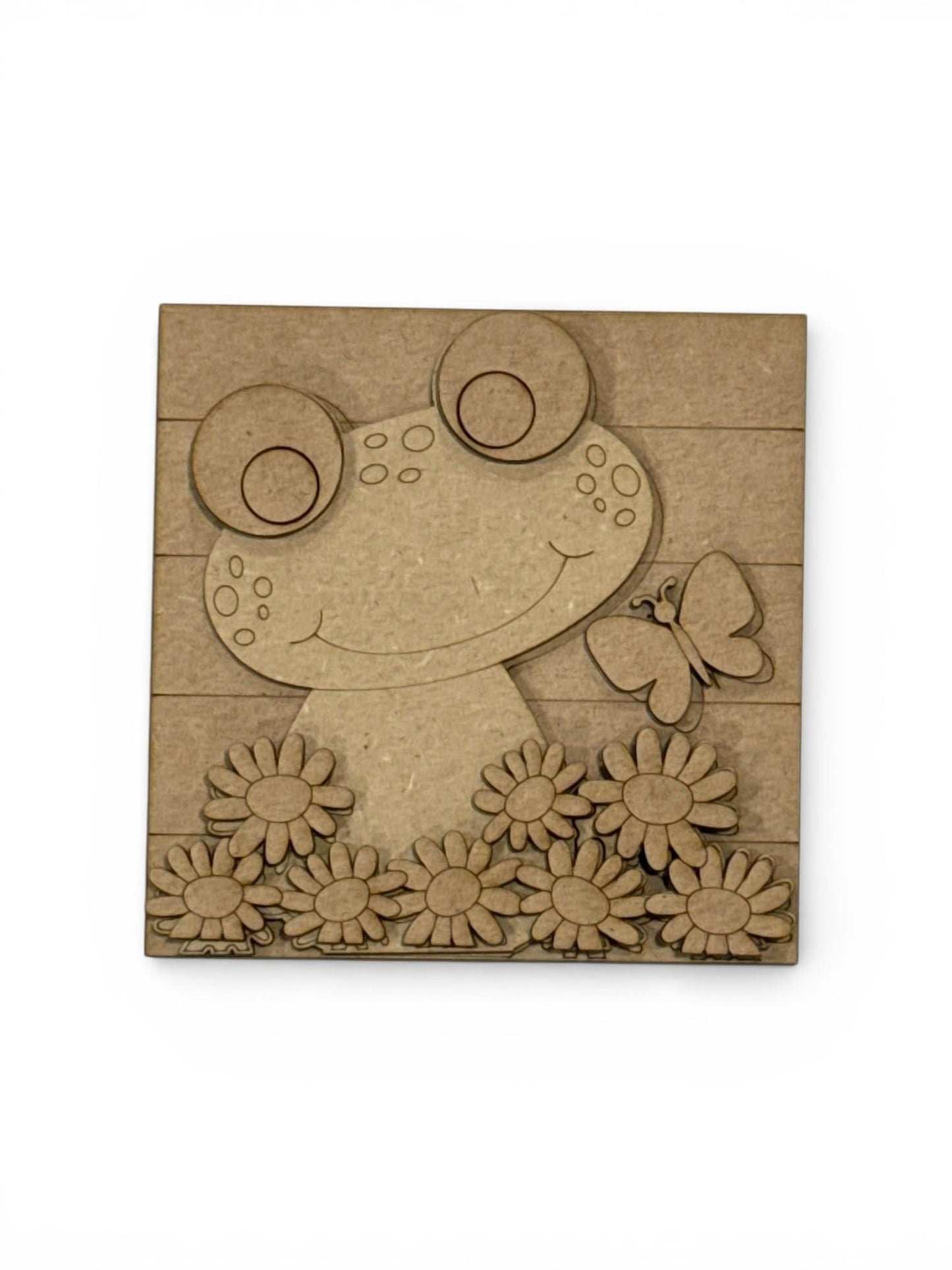 DIY Spring Frog Squares, Frog Spring Ladder inserts, Ladder Inserts DIY, 4.25" Squares for inserts, ladder inserts, Frog and butterflies