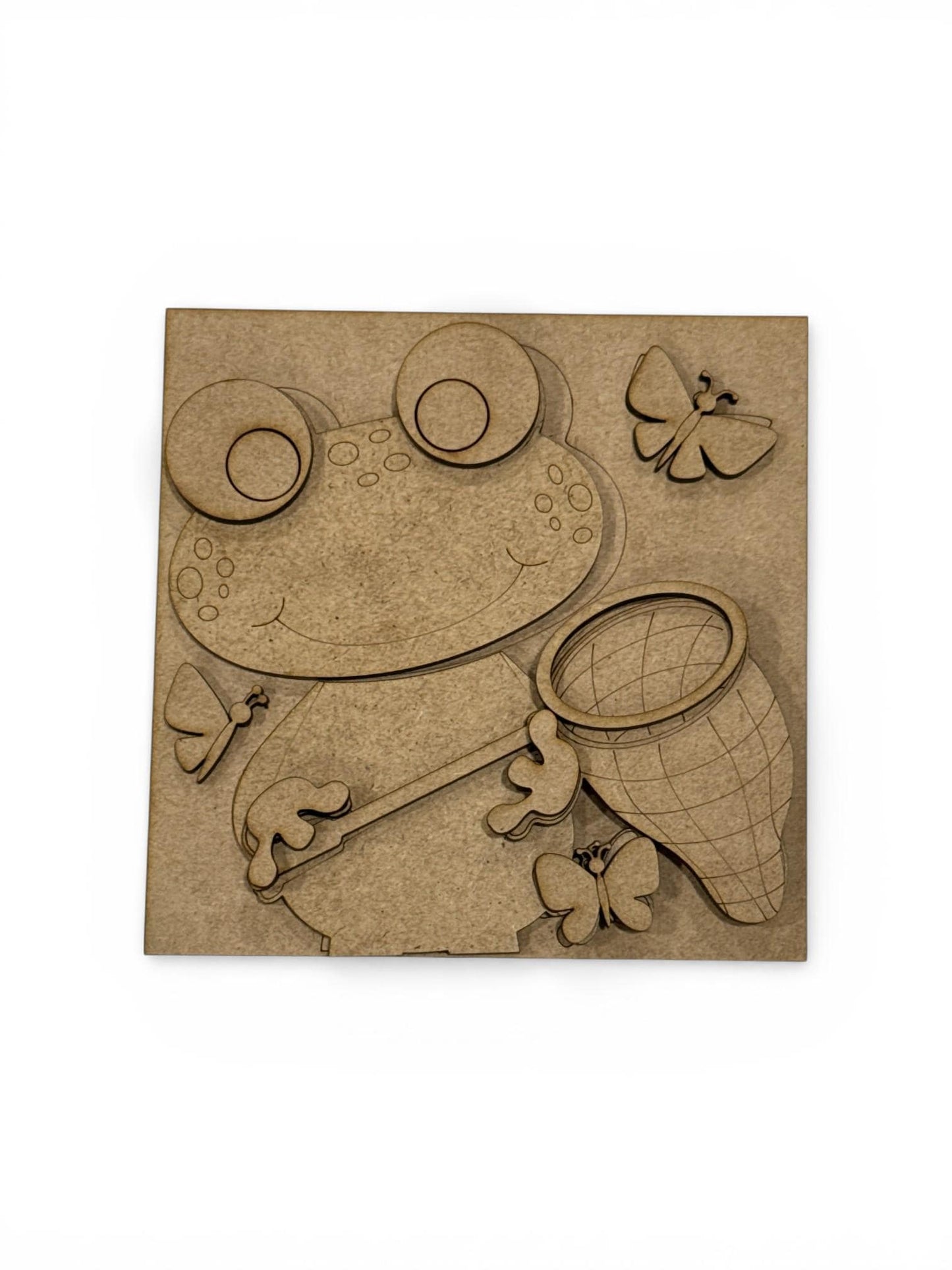 DIY Spring Frog Squares, Frog Spring Ladder inserts, Ladder Inserts DIY, 4.25" Squares for inserts, ladder inserts, Frog and butterflies