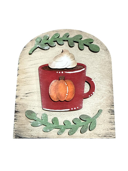 Small Arch Insert Vol #2: Seasonal Boho Sign Add-on Finished Inserts ONLY, Interchangeable Seasons, Painted