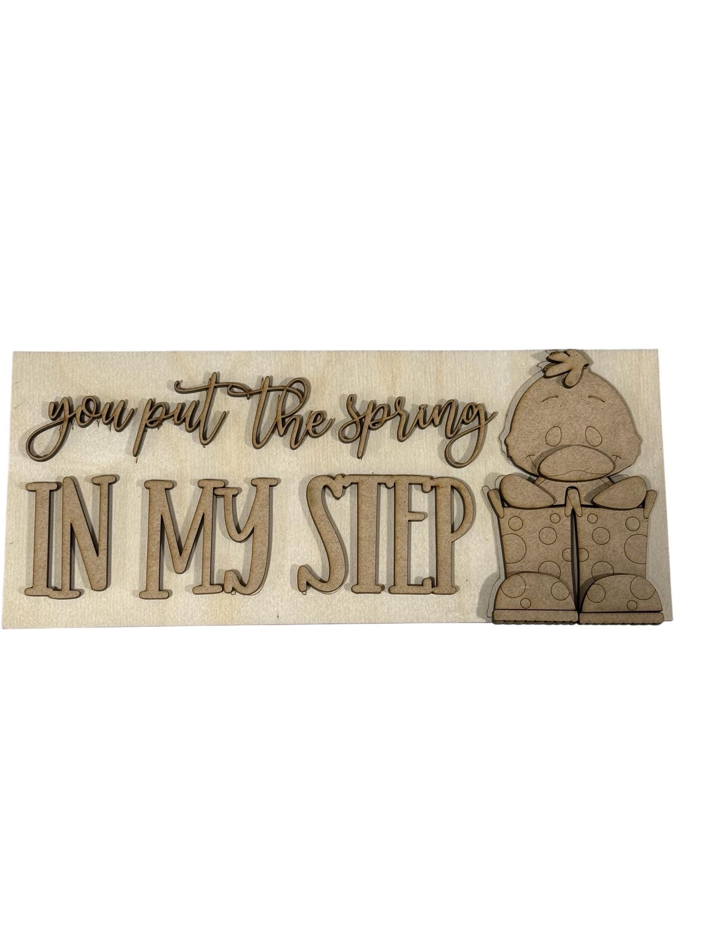 DIY Spring Duck Squares, Duck Spring Ladder inserts, Ladder Inserts DIY, 4.25" Squares for inserts, ladder inserts, Duck and flowers