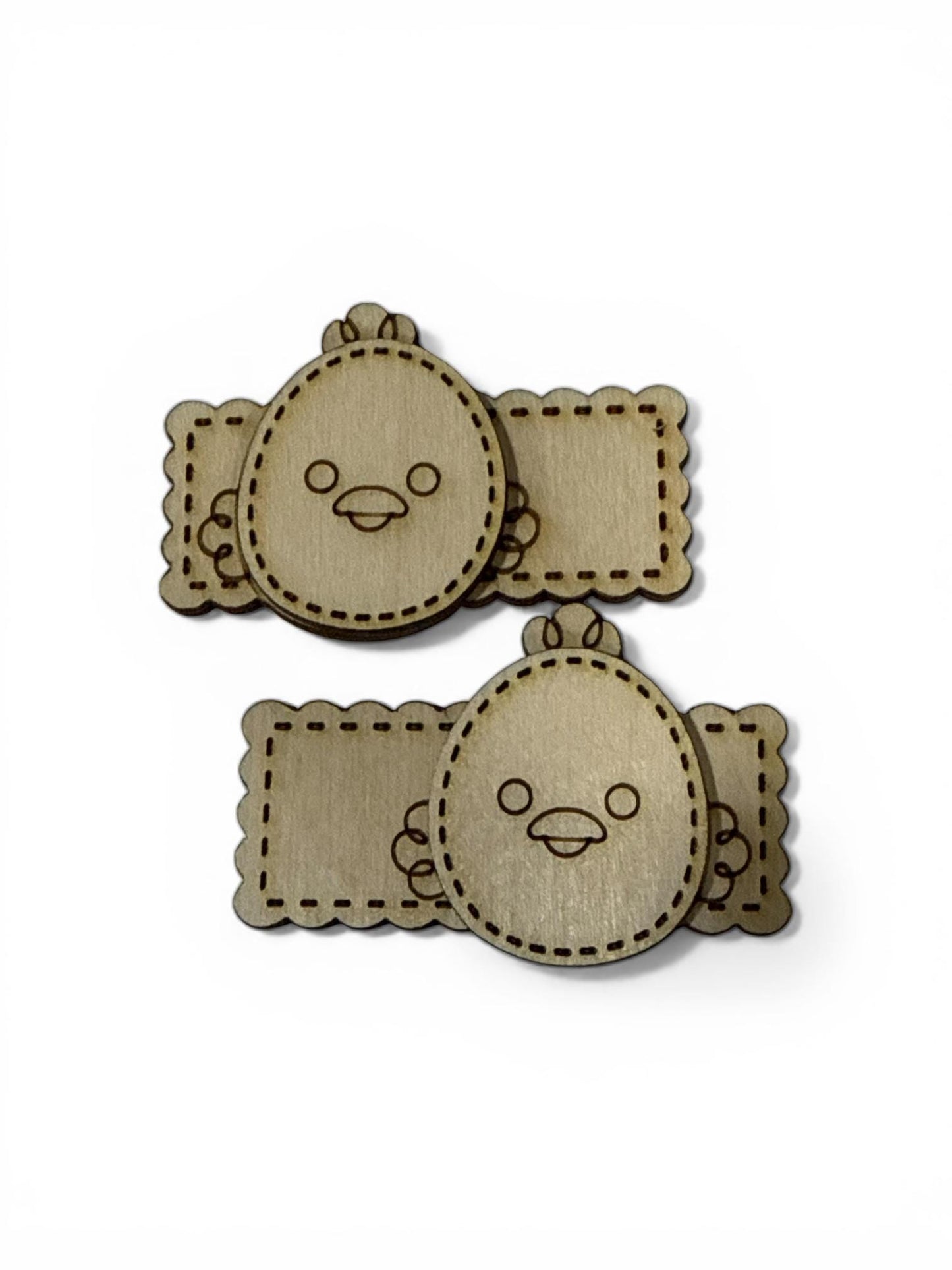 DIY Kids Hair Blank Hair Clip Pieces, Easter Hair Clip, Wood is Ready to Paint, Laser Cut, Toddler, Girl, Bunny Butt, Easter Egg